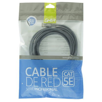 CABLE DE RED UTP (ETHERNET) CAT 5e